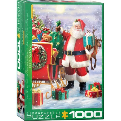 Puzzle Eurographics-6000-5639 Santa with Sled
