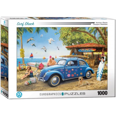 Puzzle Eurographics-6000-5683 VW Beetle Surf Shack