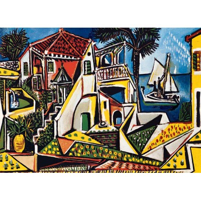 Puzzle Eurographics-6000-5854 Pablo Picasso - Mediterrane Landschaft
