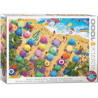 Puzzle Eurographics-6000-5871 Strand Sommer Spaß