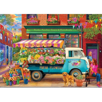 Puzzle Eurographics-6000-5917 Der Blumenwagen