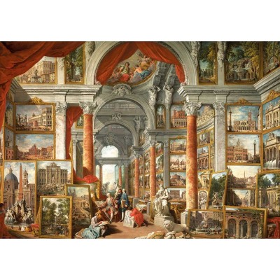 Puzzle Eurographics-6000-6036 Galerie der Ansichten des Modernen Rom