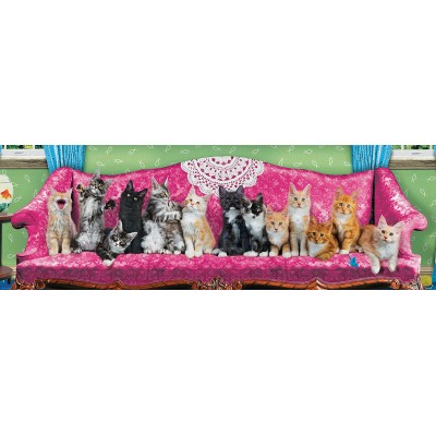 Puzzle Eurographics-6010-5629 Chatons sur un Fauteuil