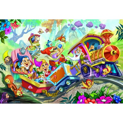 Puzzle Eurographics-6035-0422 Blanche Neige et les 7 Nains