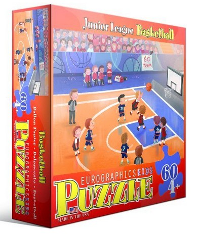 Puzzle Eurographics-6060-0495 Basketball junge Junior