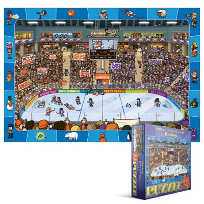Puzzle Eurographics-6100-0475 Suche und Finde: Hockey