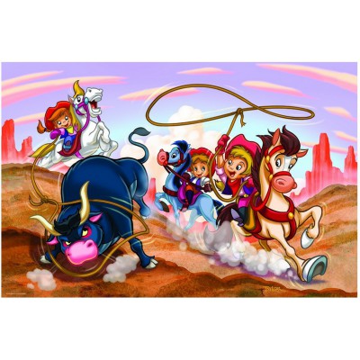 Puzzle Eurographics-6100-0649 Girl Power - Cowgirls