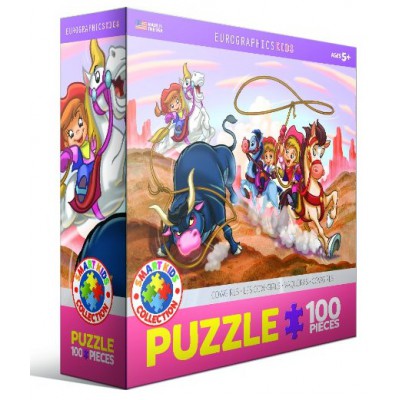 Puzzle Eurographics-6100-0649 Girl Power - Cowgirls