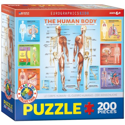 Puzzle Eurographics-6200-1000 The Human Body