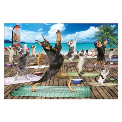 Puzzle Eurographics-6500-5454 XXL Teile - Yoga Spa