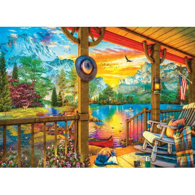 Puzzle Eurographics-6500-5884 XXL Pieces - Early morning fishing