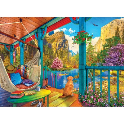 Puzzle Eurographics-6500-5885 XXL Teile - Hängematte mit Aussicht