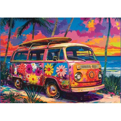 Puzzle Eurographics-6500-5992 XXL Pieces - VW Bayside by Shawna Stewart