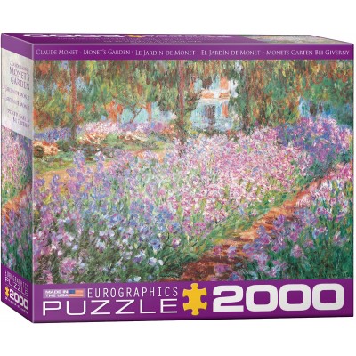 Puzzle Eurographics-8220-4908 Claude Monet - Le Jardin de Monet