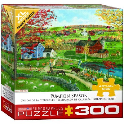 Puzzle Eurographics-8300-5387 XXL Teile - Kürbiserntezeit