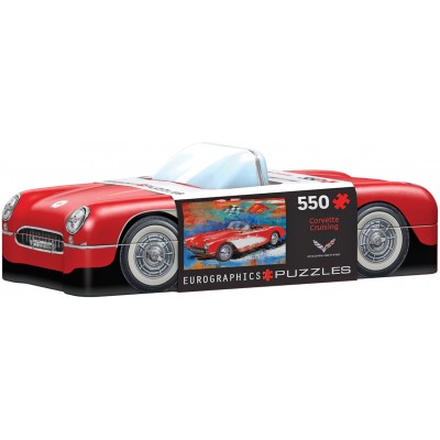 Puzzle Eurographics-8551-5599 Corvette Cruising Tin