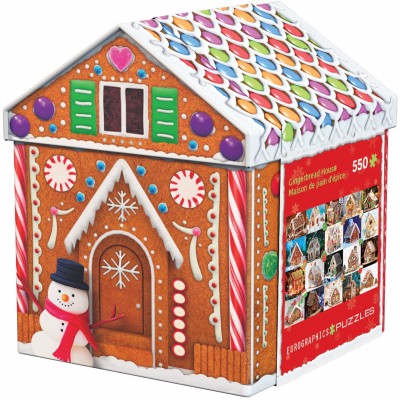 Puzzle Eurographics-8551-5661 Gingerbread House Tin