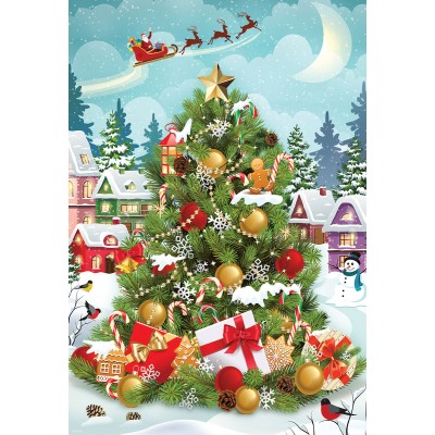 Puzzle Eurographics-8551-5663 Christmas Tree Tin