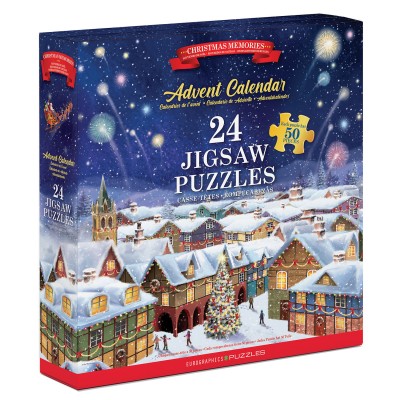 Eurographics-9924-5810 Adventskalender - Erinnerungen an Weihnachten - 24 Puzzles