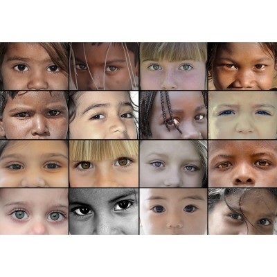 Puzzle Grafika-00932 SOS MEDITERRANEE - Eyes of Children around the World