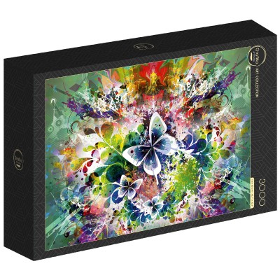 Puzzle Grafika-03001-P Fleurs et Papillons de Printemps
