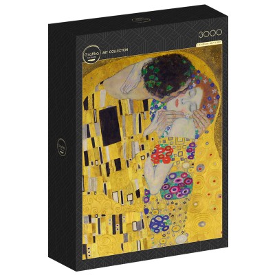 Puzzle Grafika-03003-P Gustav Klimt - Der Kuss