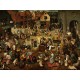 Brueghel Pieter: Der Kampf zwischen Karneval und Fasten, 1559