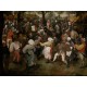 Brueghel Pieter: Der Tanz der Bauern im Freien, 1566