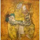 Egon Schiele: Mutter mit zwei kindern II, 1915