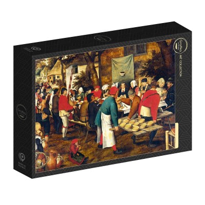 Puzzle Grafika-F-30003 Pieter Brueghel the Younger - Peasant Wedding Feast, 1630
