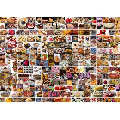 Puzzle Grafika-F-30045 Collage - Gâteaux