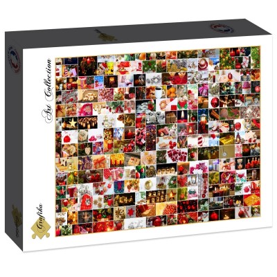Puzzle Grafika-F-30059 Collage - Weihnachten
