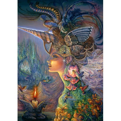 Puzzle Grafika-F-30078 Josephine Wall - My Lady Unicorn