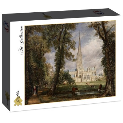 Puzzle Grafika-F-30148 John Constable: La Cathédrale de Salisbury, 1825