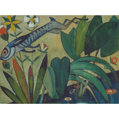 Puzzle Grafika-F-30155 Amadeo de Souza-Cardoso: Saut du Lapin, 1911