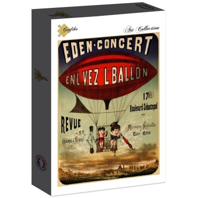 Puzzle Grafika-F-30161 Affiche pour Eden-concert , 1884