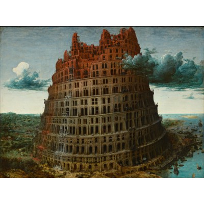 Puzzle Grafika-F-30174 Brueghel: Der Turm zu Babel