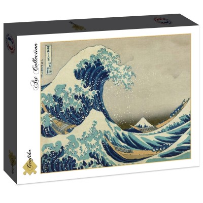 Puzzle Grafika-F-30189 Katsushika Hokusai: Die große Welle vor Kanagawa, 1826-33