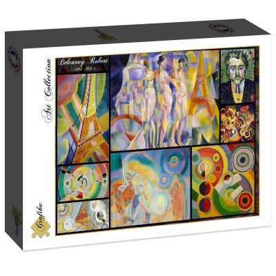 Puzzle Grafika-F-30211 Robert Delaunay - Collage