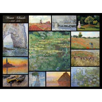 Puzzle Grafika-F-30224 Claude Monet - Collage