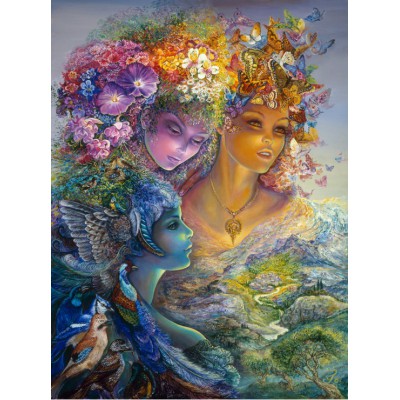 Puzzle Grafika-F-30245 Josephine Wall - The Three Graces