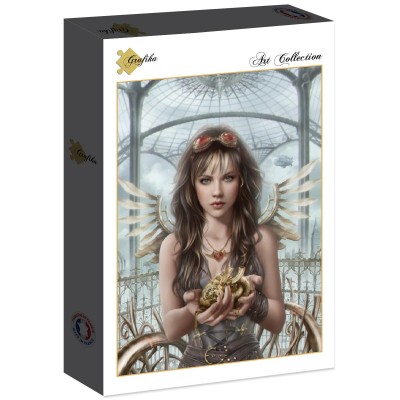 Puzzle Grafika-F-30271 Steam Heart