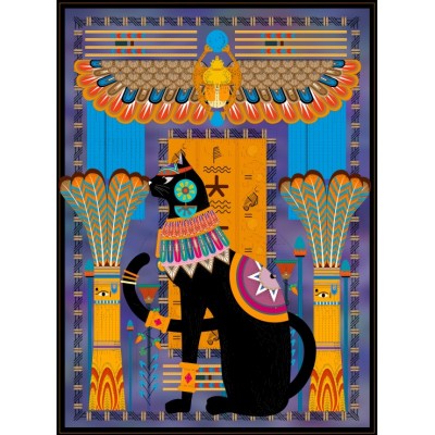 Puzzle Grafika-F-30410 Ägyptische Katze