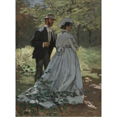 Puzzle Grafika-F-30421 Claude Monet - Bazille und Camille, 1865