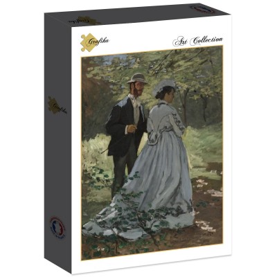 Puzzle Grafika-F-30421 Claude Monet - Bazille und Camille, 1865