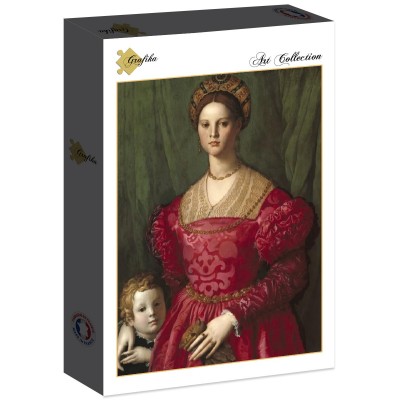 Puzzle Grafika-F-30467 Agnolo Bronzino : Jeune Femme et Son Petit Garçon, 1540