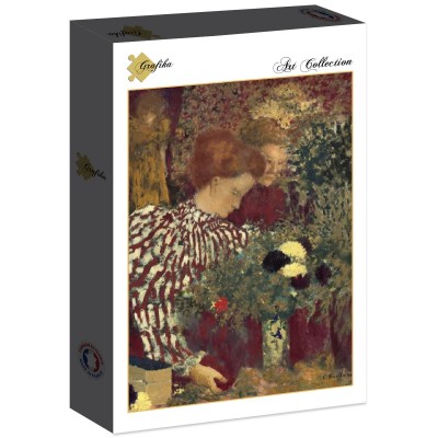 Puzzle Grafika-F-30500 Edouard Vuillard: Woman in a Striped Dress, 1895