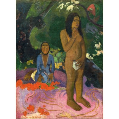 Puzzle Grafika-F-30503 Paul Gauguin: Parau na te Varua ino (Words of the Devil), 1892