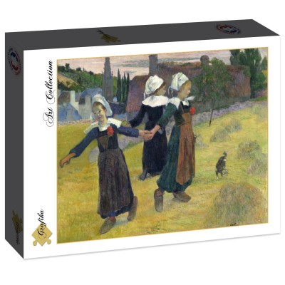 Puzzle Grafika-F-30504 Paul Gauguin: Breton Girls Dancing, Pont-Aven, 1888