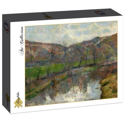 Puzzle Grafika-F-30512 Paul Gauguin : Brittany Landscape, 1888